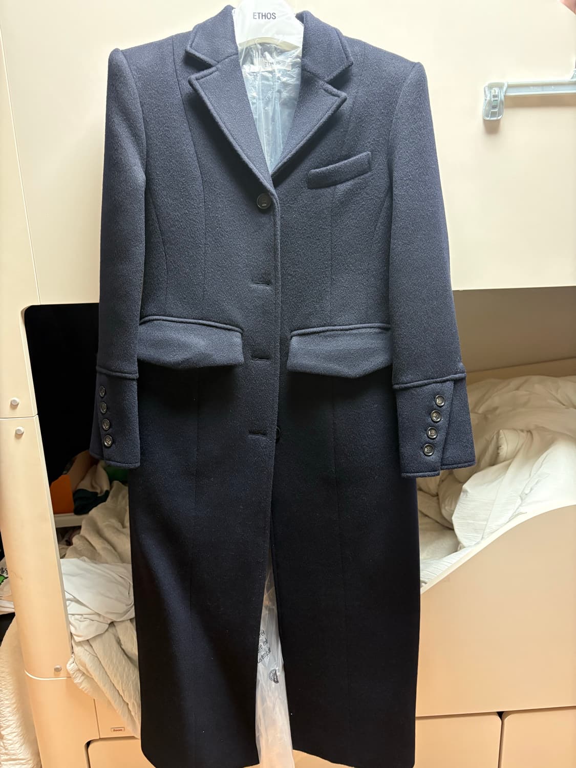 에토스 아워글래스 네이비코트 상품이미지1