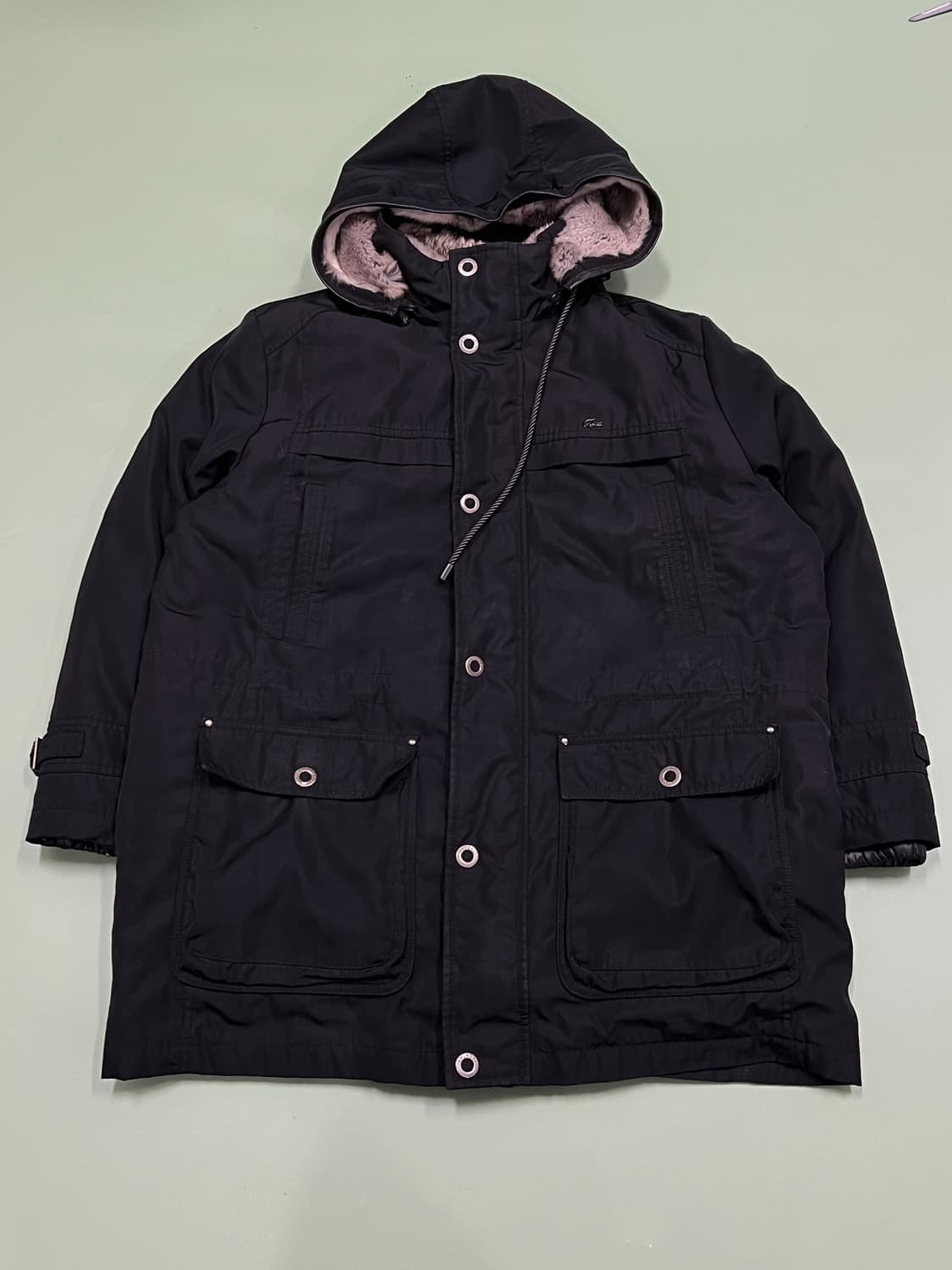 (54) 라코스테 마운틴 야상 점퍼 블랙 (내피 패딩 포함) 상품이미지2