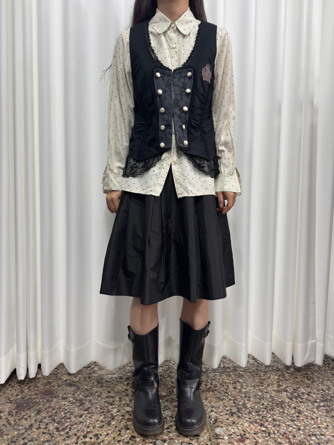 pleats midi skirt 상품이미지1