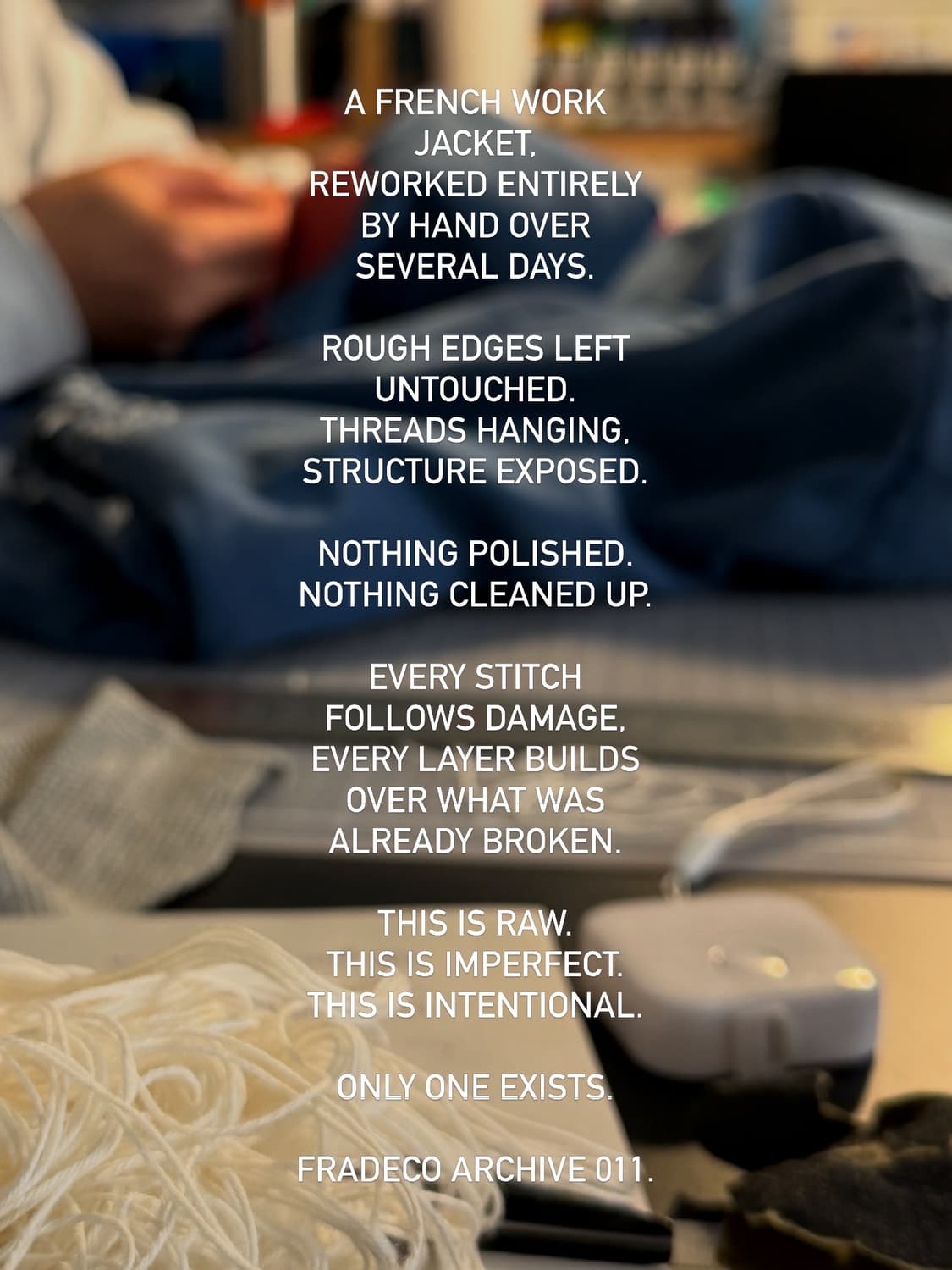 70‘s French Work Jacket 프렌치 워크 자켓 상품이미지7