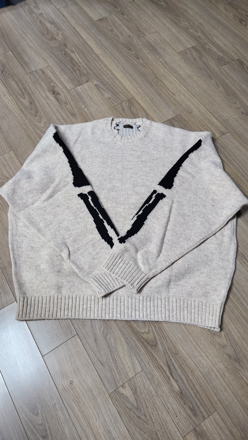 캐피탈 5G 울 본 크루넥 스웨터 키나리 상품이미지2