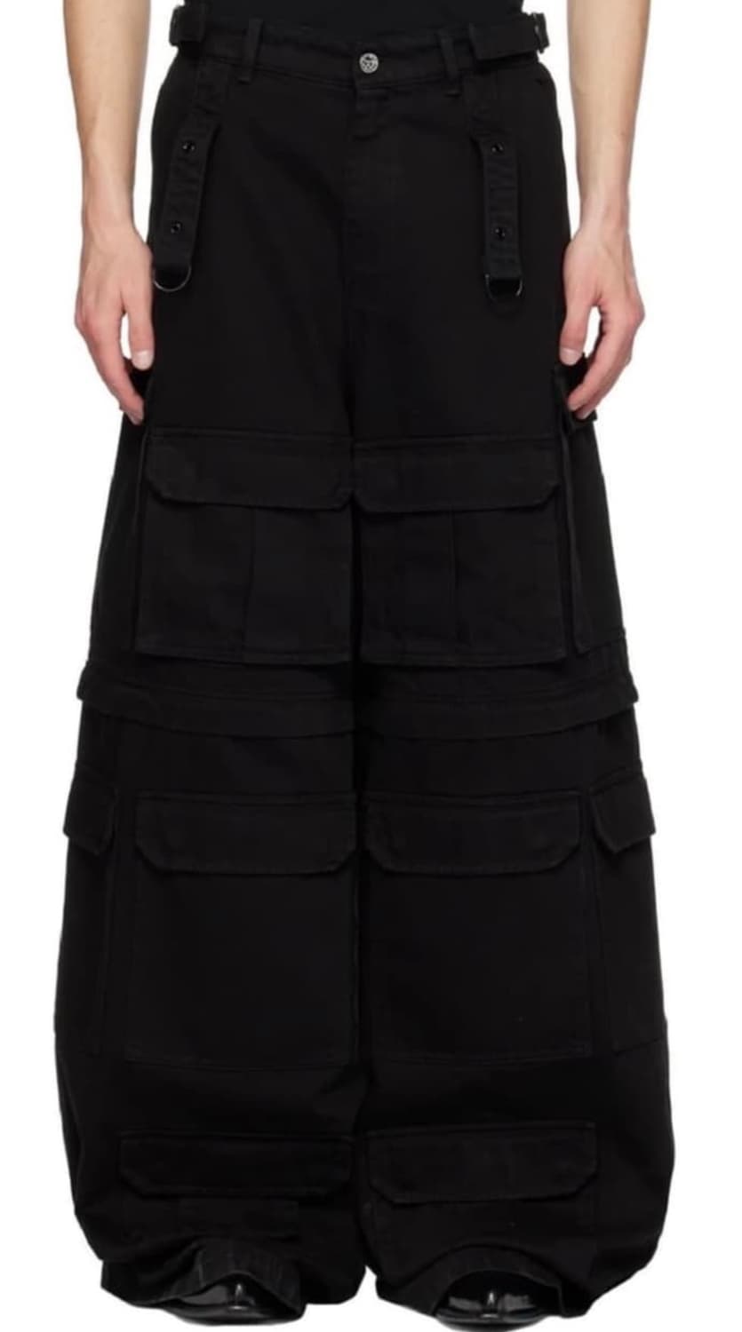 베트멍 와이드 멀티 포켓 카고 팬츠 상품이미지1