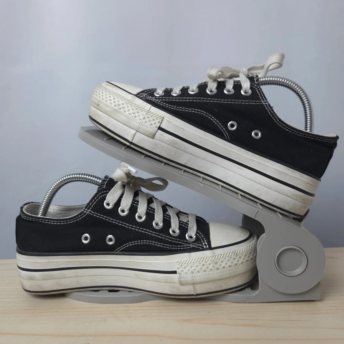 240 캔버스 블랙 운동화 스니커즈 상품이미지5