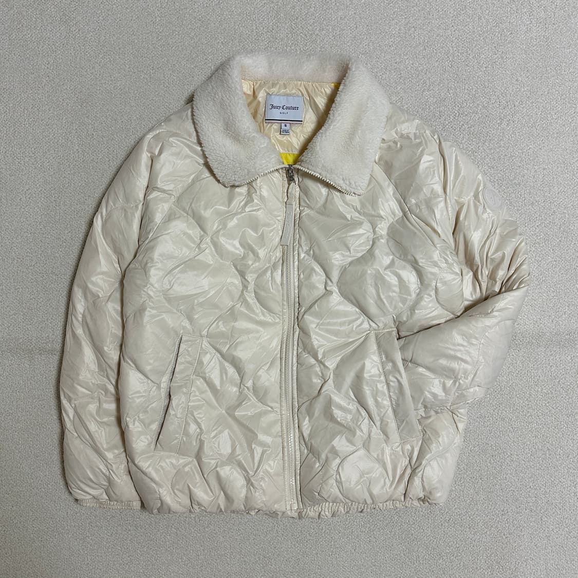 쥬시꾸뛰르 골프 퀄팅 다운 자켓 상품이미지1