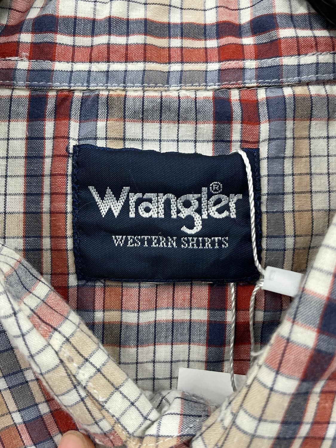 랭글러 웨스턴 체크 반팔 셔츠 상품이미지9