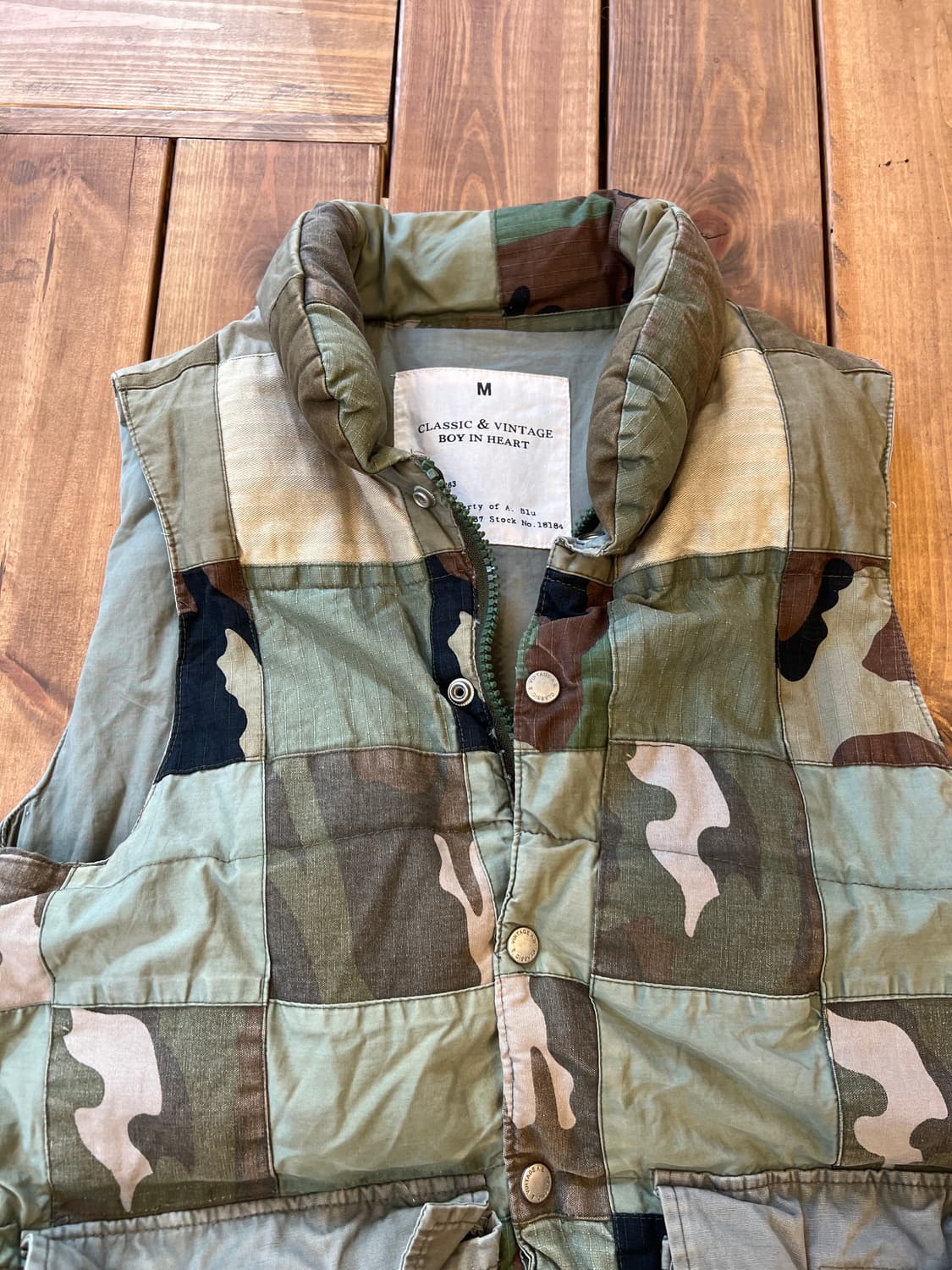 카모 캐치워크 베스트 패딩 상품이미지7