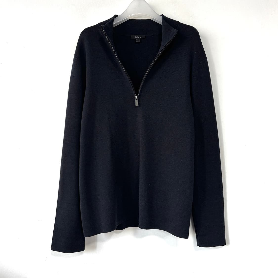 코스 COS 울 하프 집 니트 상품이미지1