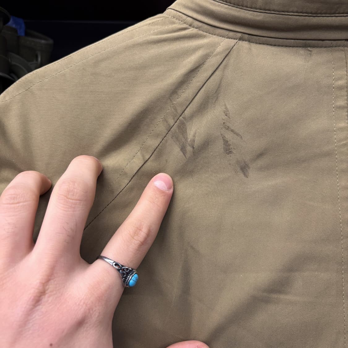 90s 크리스찬디올 밀리터리 덕다운 코튼 필드 파카 N168 상품이미지6