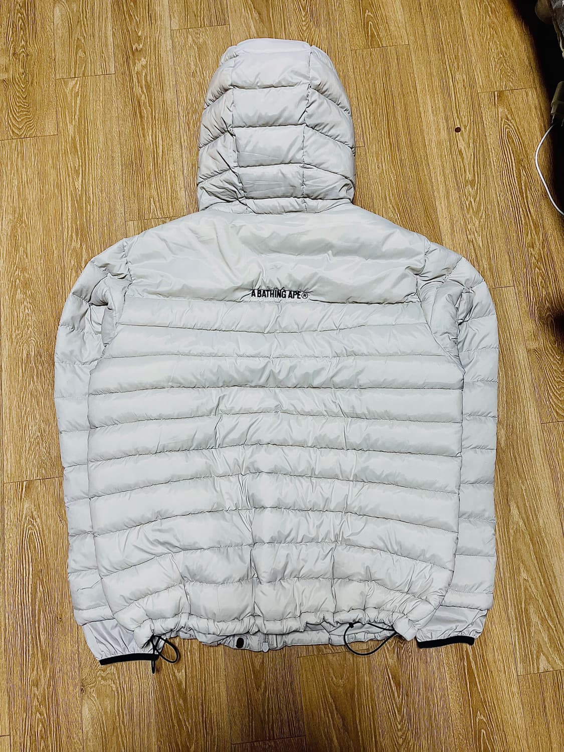 베이프 경량패딩 (아이보리) 상품이미지2