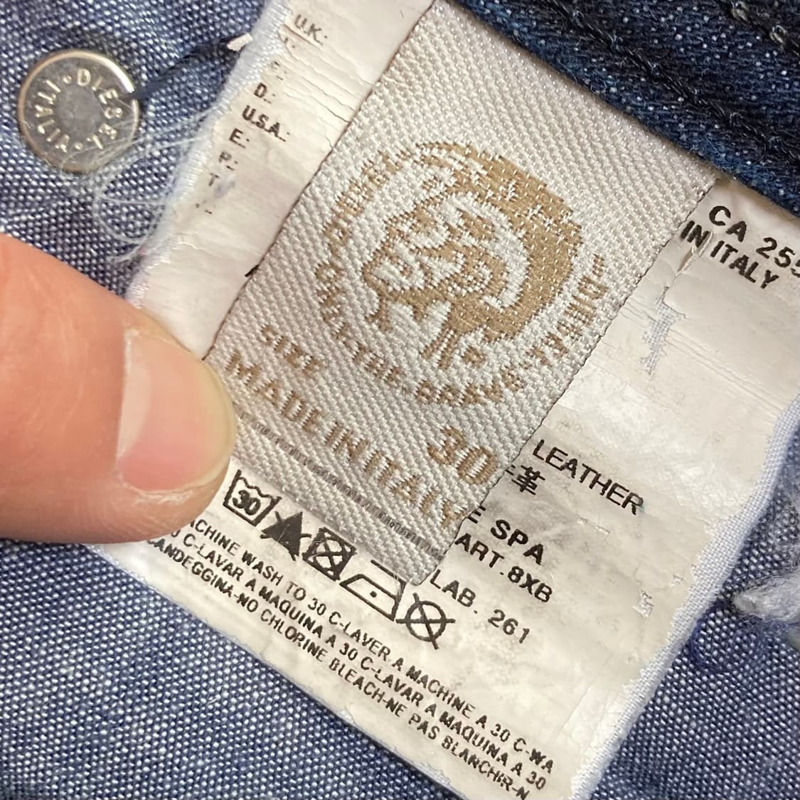 디젤 바이커 데님팬츠 W30 L32 상품이미지5