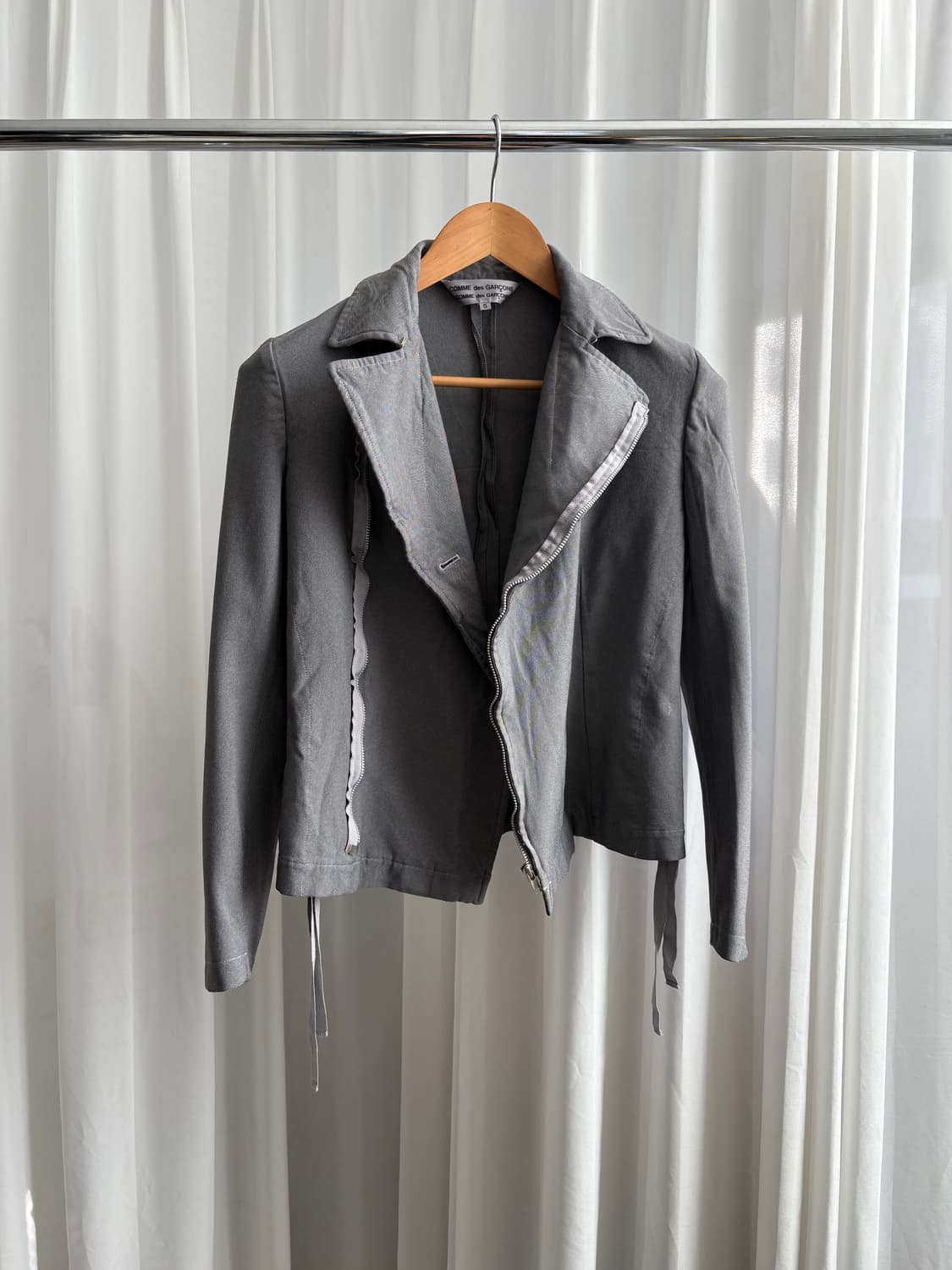 꼼데가르송 축융 폴리 라이더 재킷 상품이미지4