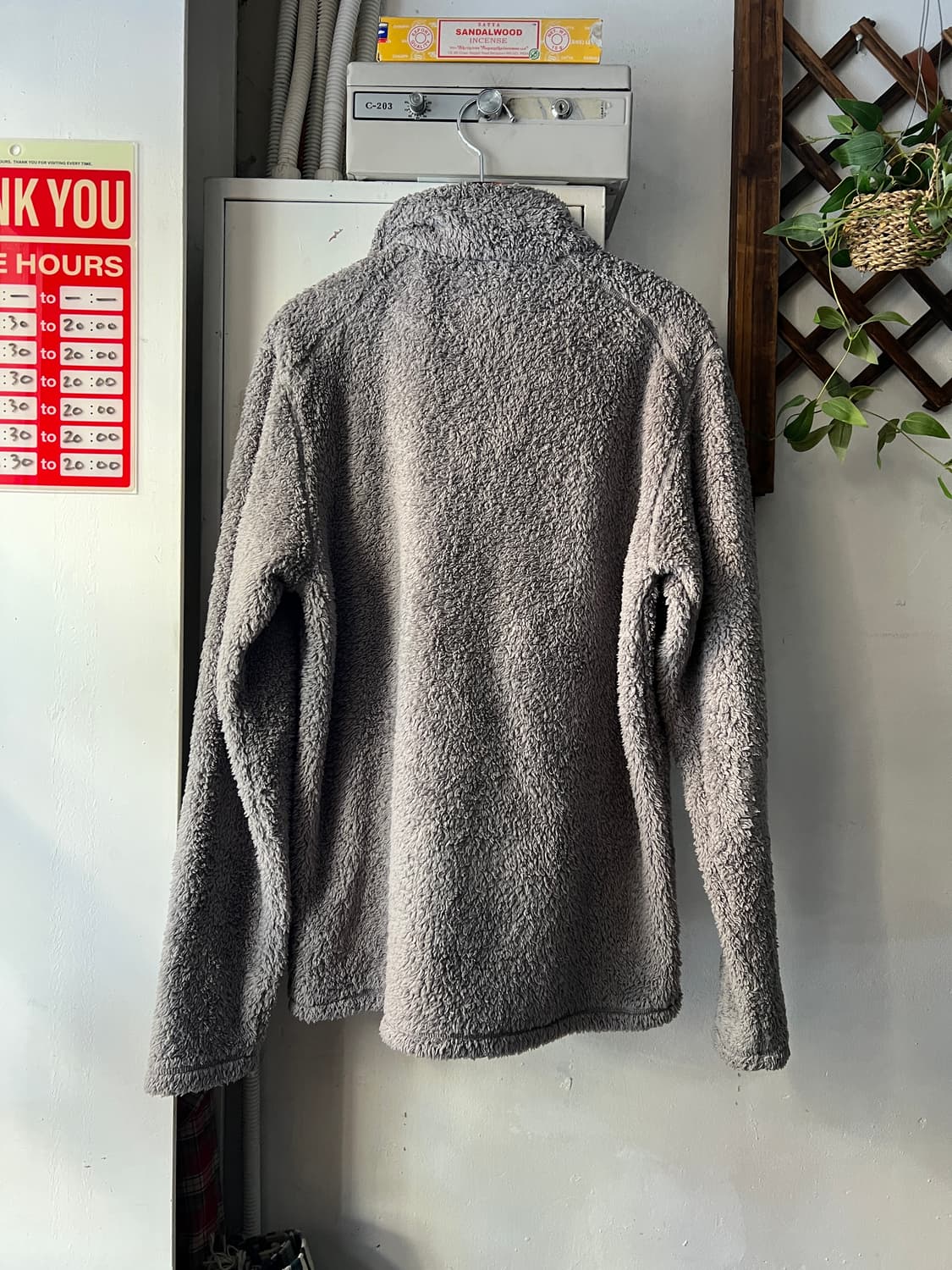 [L]파타고니아 하프집업 그레이 쉐르파 플리스 자켓 상품이미지6