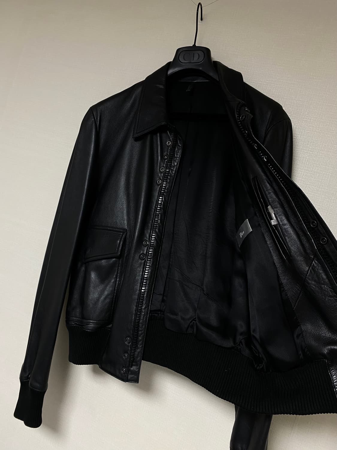 2004S/S Dior HOMME 'STRIP' LEATHERJUMPER 상품이미지4