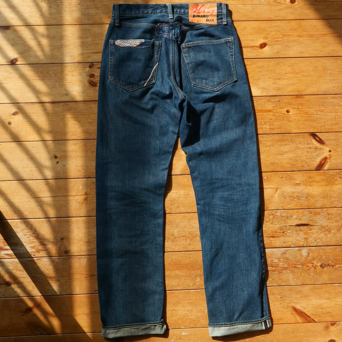 90‘s ZIPANGU BLUE by KAPITAL 리페어 셀비지 데님 상품이미지2