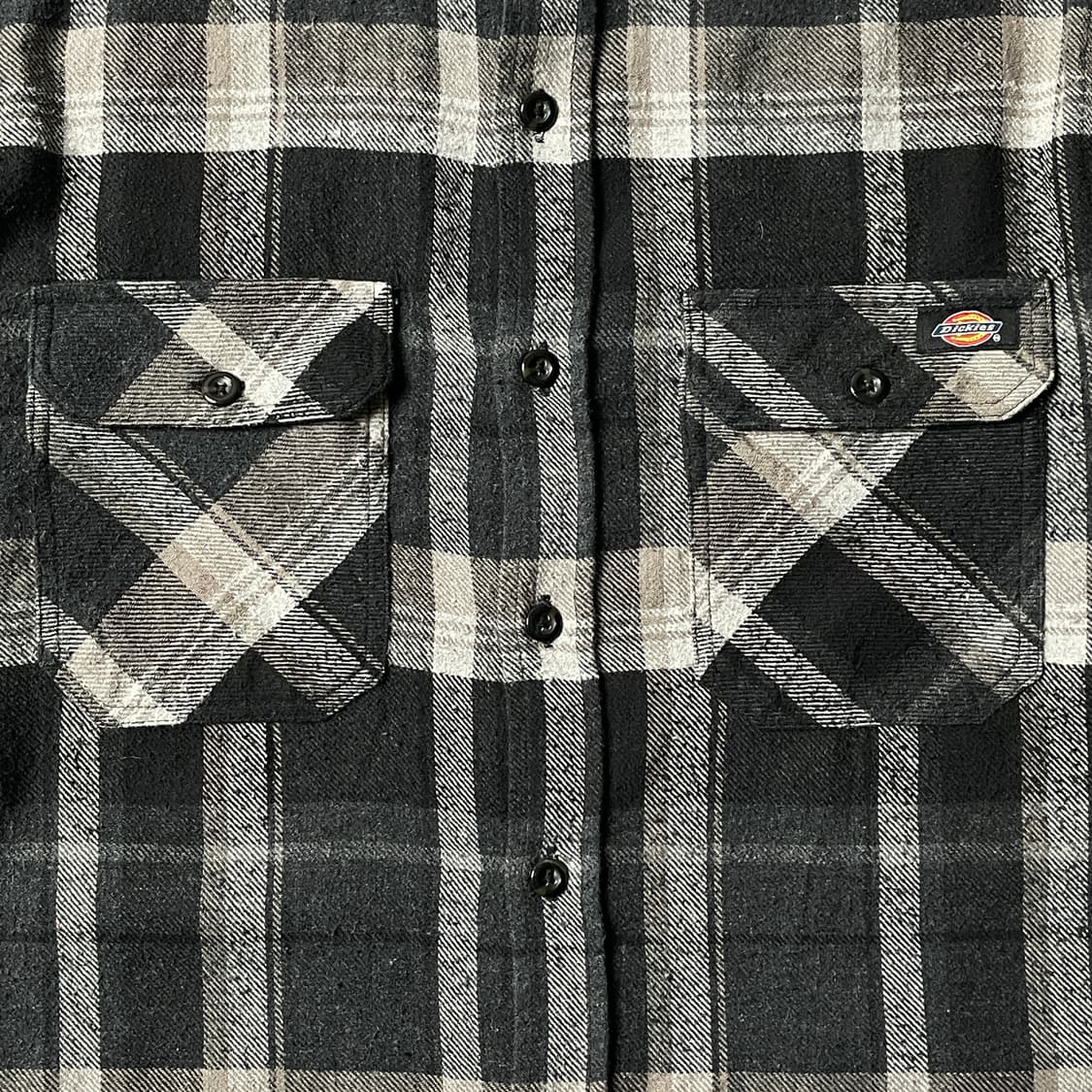 DICKIES 디키즈 빈티지 플랩포켓 코튼 체크 셔츠 A00816 상품이미지3