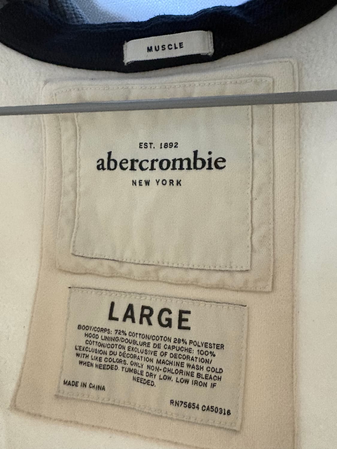 대대장) 아베크롬비 말차🌱로고 슬림핏 후드티 상품이미지10