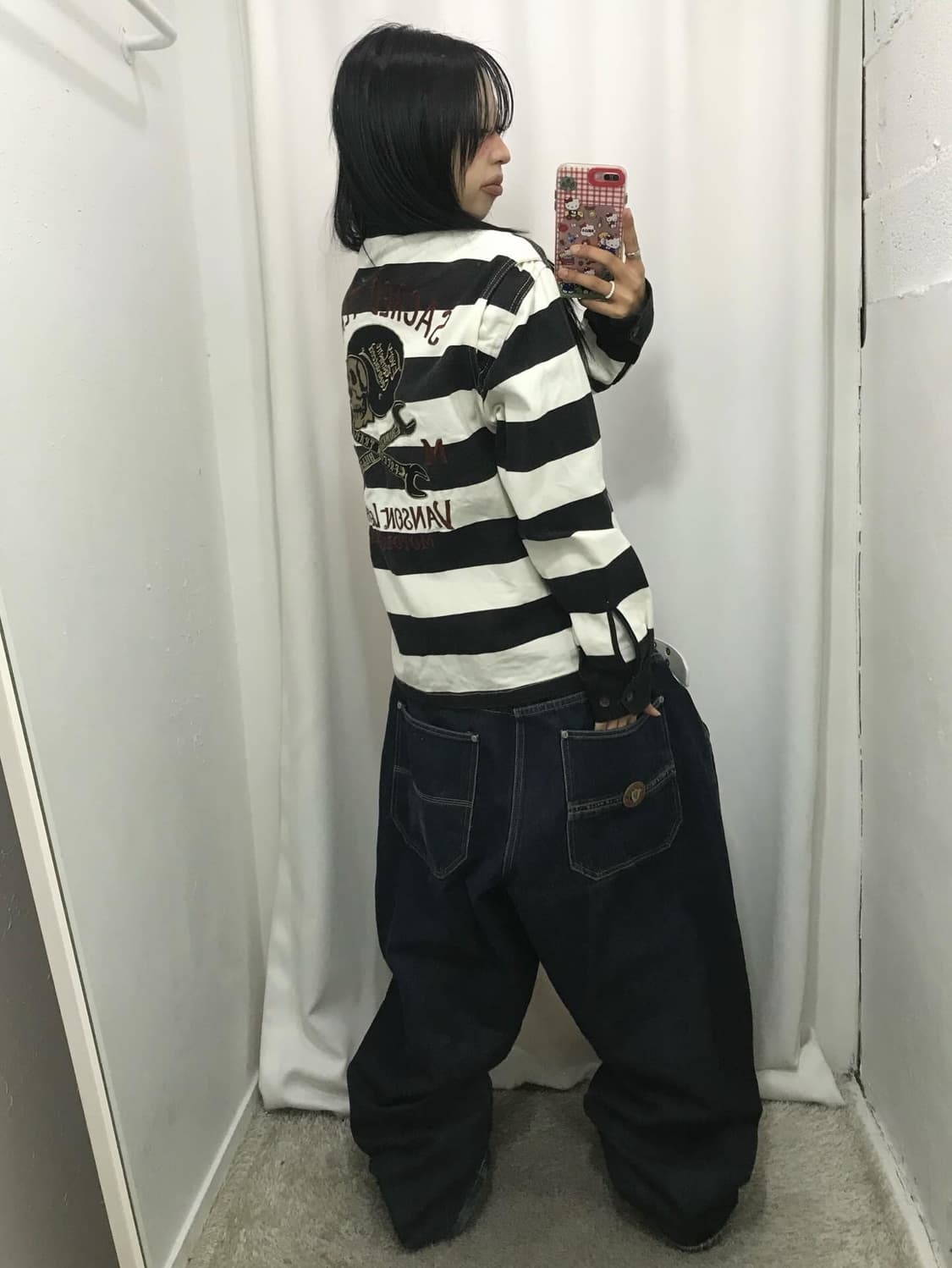 Vanson Embroidery Stripe Work Jacket 상품이미지5