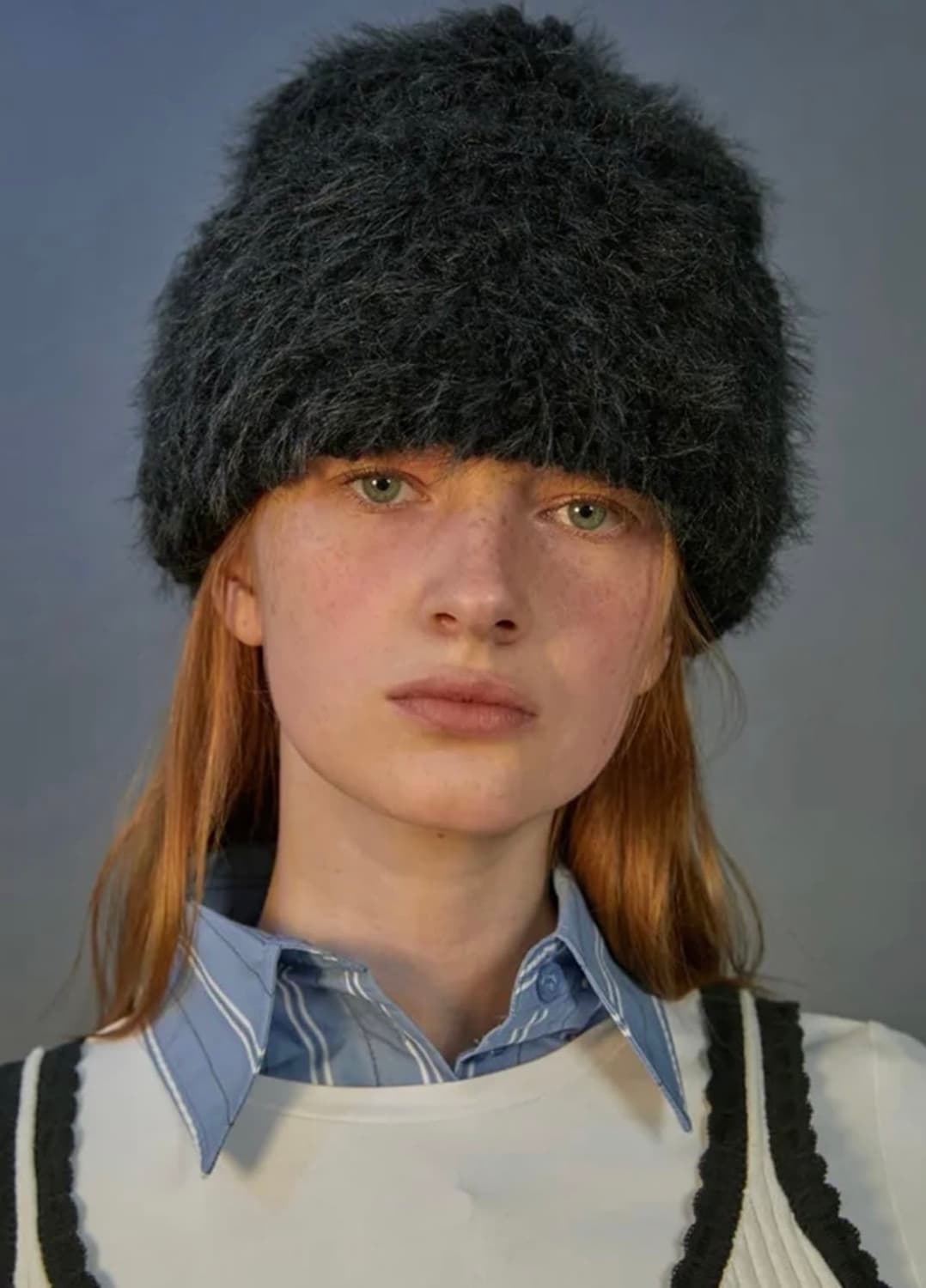 어썸니즈 슈가로프 햇 플루피 블랙 sugarloaf hat 상품이미지1