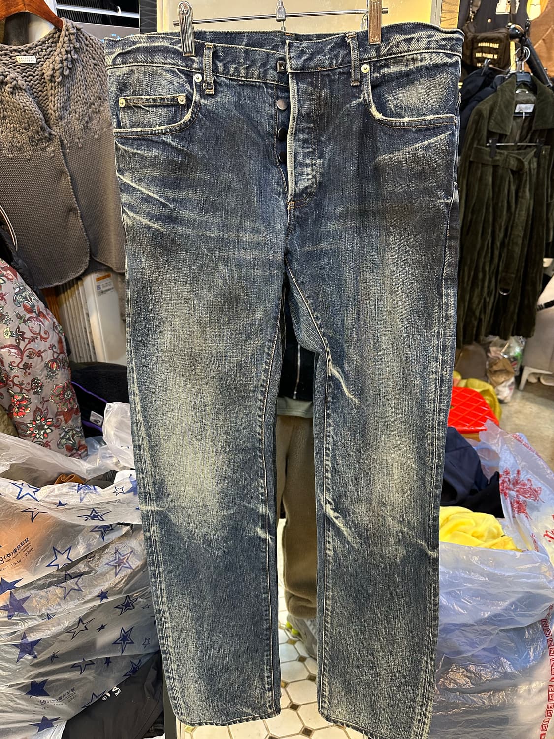 디올 데님워싱 팬츠 상품이미지1