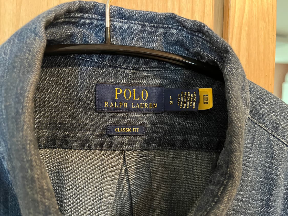 폴로 랄프로렌/클래식핏 데님셔츠/L사이즈 상품이미지2