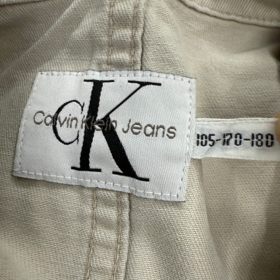 [정품] 캘빈클라인 베이지 워크 자켓 b15 상품이미지5