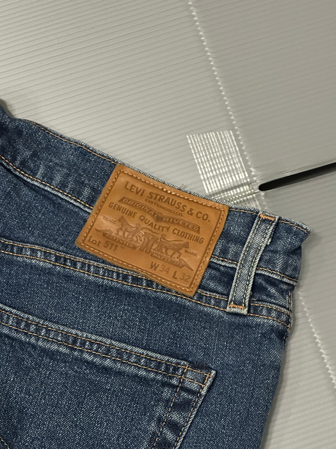 리바이스 511 데님 팬츠 바지 34X32  상품이미지5