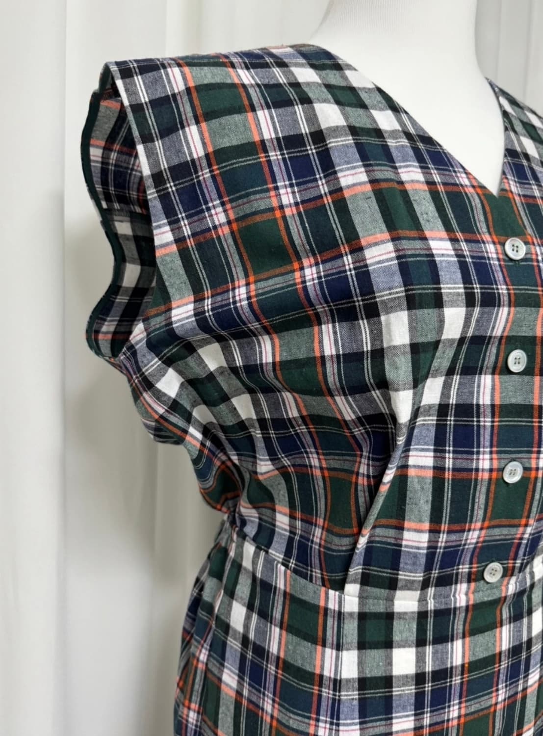 스튜디오 톰보이 체크 원피스 상품이미지6