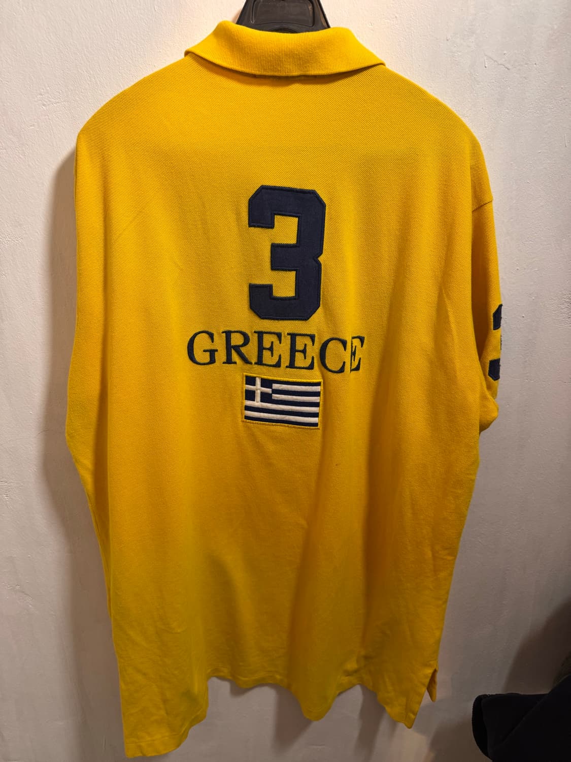폴로 랄프로렌 빅포니 그리스(GREECE) 국기 반팔 카라티 XL 상품이미지2