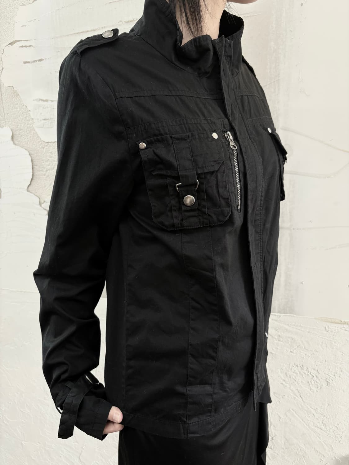black pocket jacket 상품이미지2