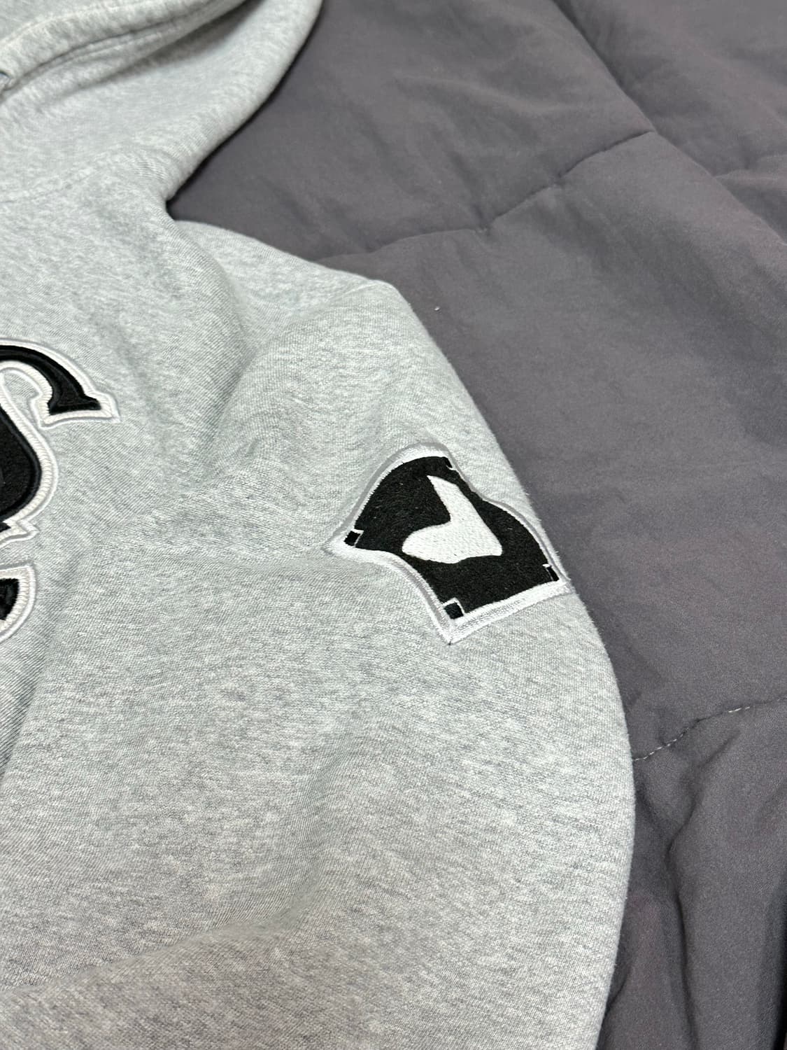 시카고 화이트삭스 자수 후드티 미디움 상품이미지4