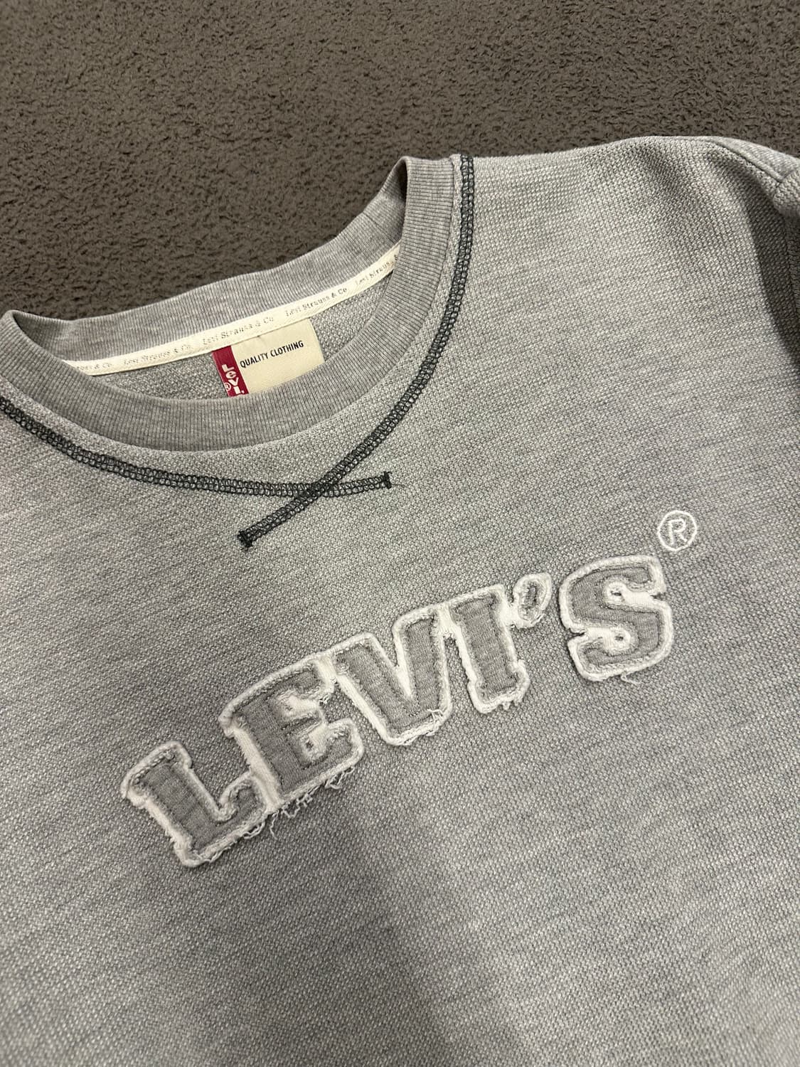 리바이스 빈티지 로고 와플 슬리브 처분  상품이미지2