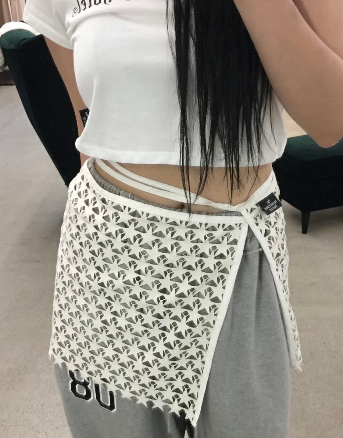 더미스테리어스호텔 스타 레이어드 랩스커트 상품이미지1