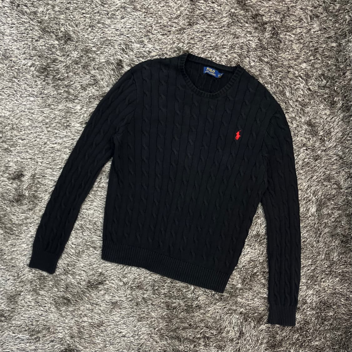 폴로랄프로렌 남성 꽈배기 니트 (XL) 상품이미지1