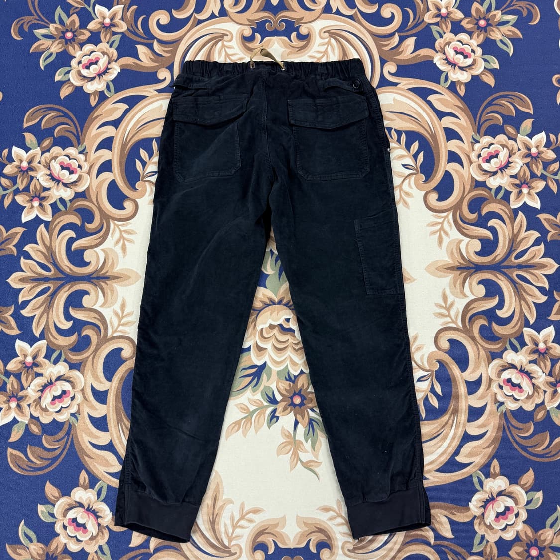 (32)화이트샌드 위빙 벨트 팬츠(블랙,made in italy) 상품이미지4