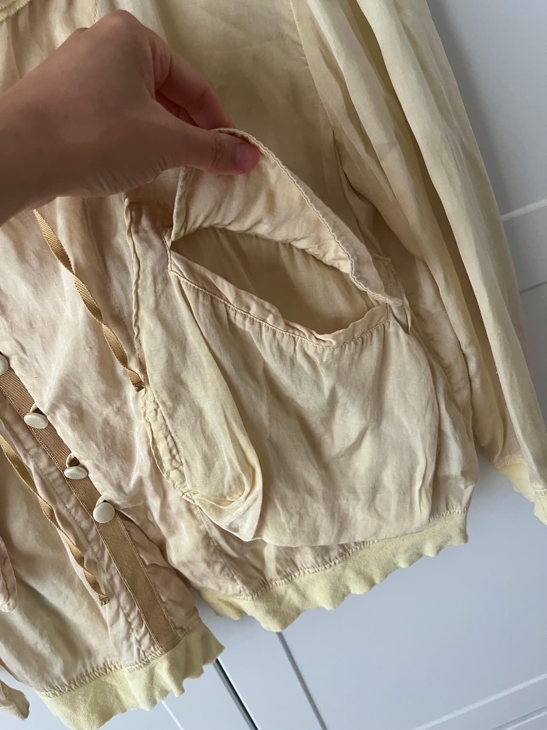 Kamishima Chinami Yellow silk jk 상품이미지7