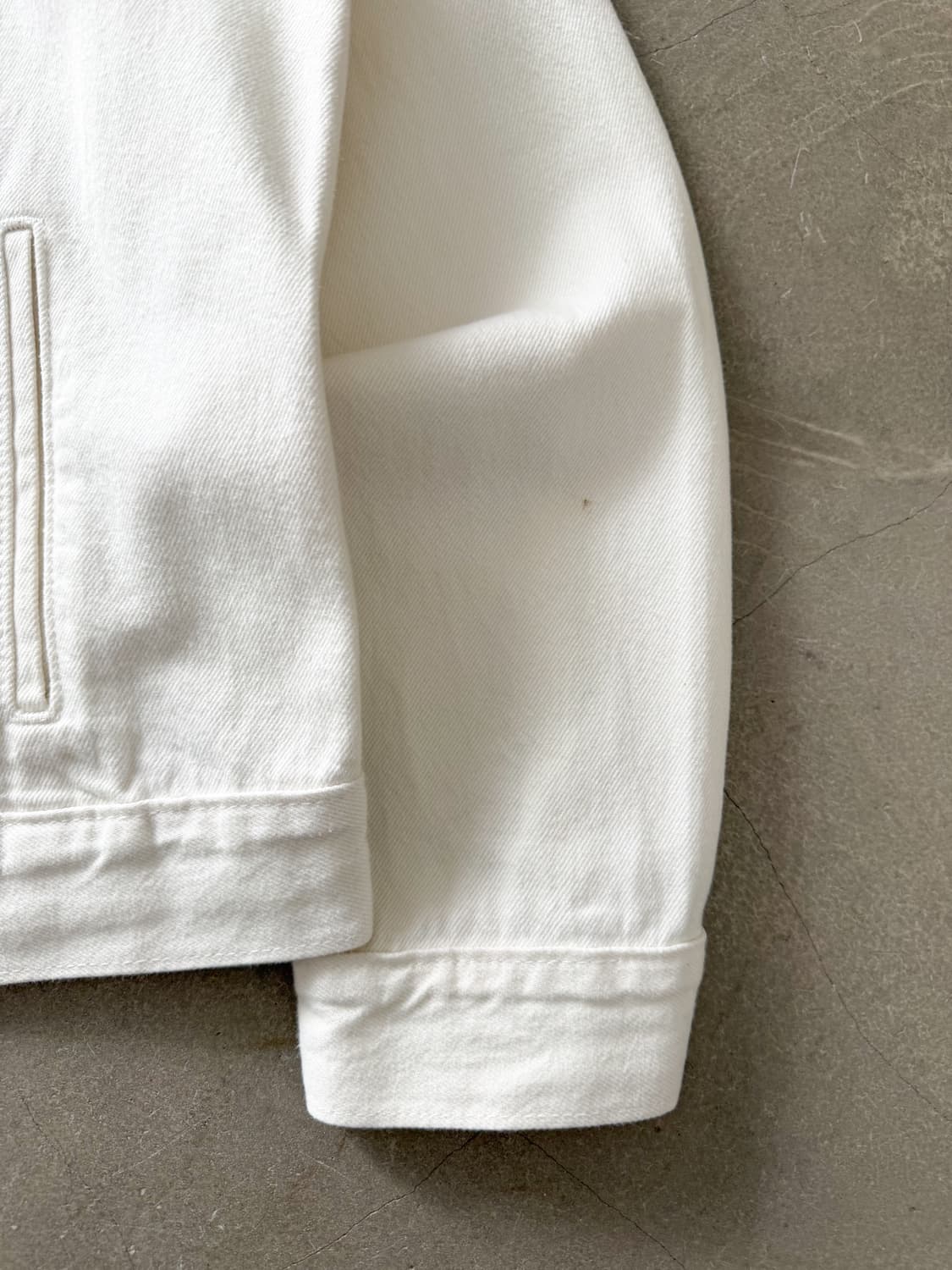 Levi's Red Tab White Denim Trucker Jacke 상품이미지4