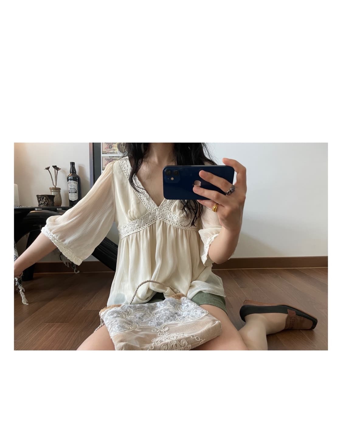 chiffon blouse 상품이미지2