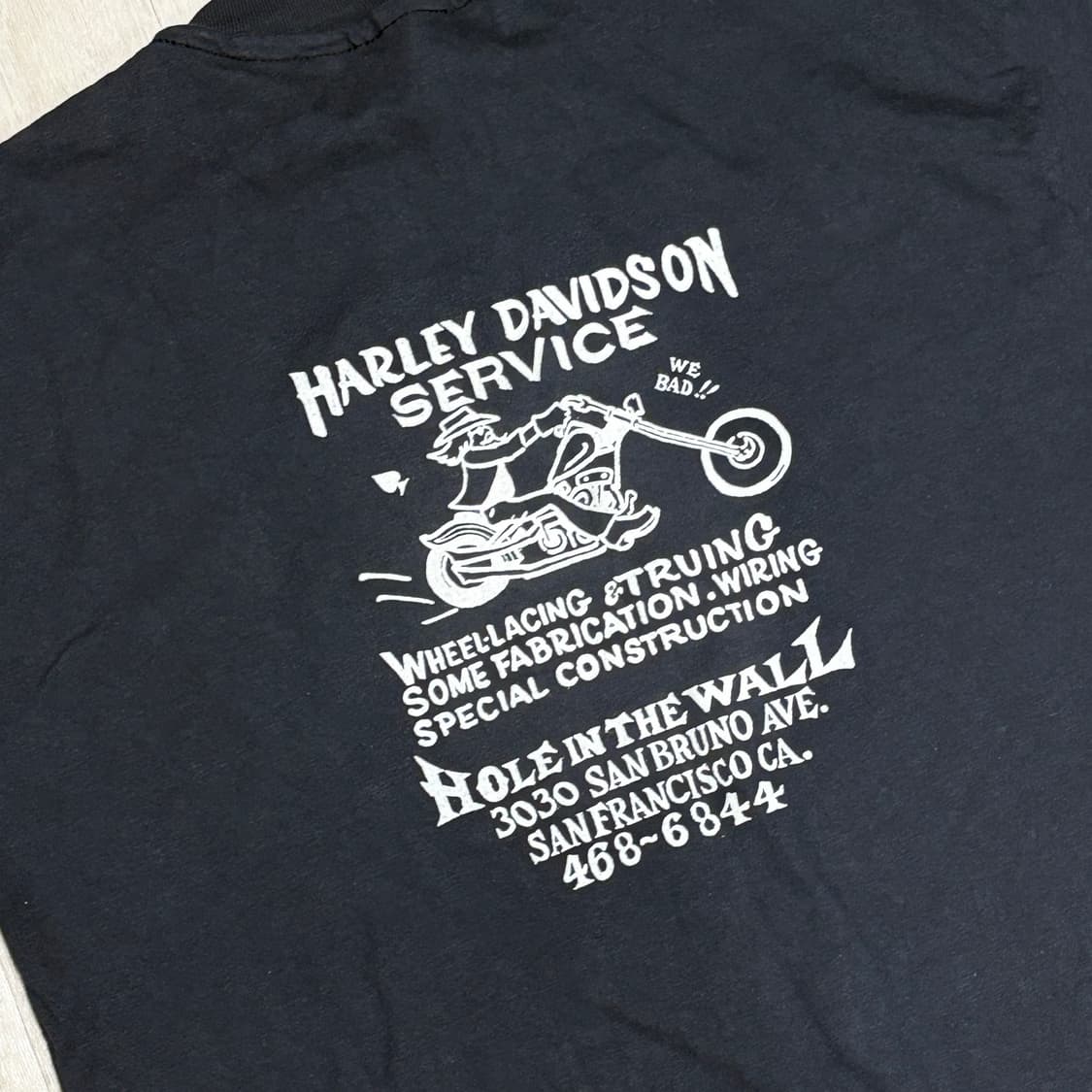 🇺🇸 90s 할리데이비슨 홀인더월 티셔츠 상품이미지3