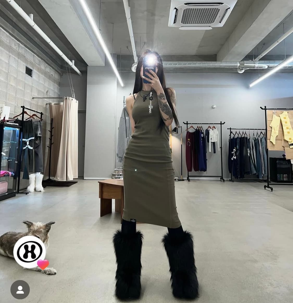 더미스테리어스호텔 홀터넥 원피스 상품이미지4