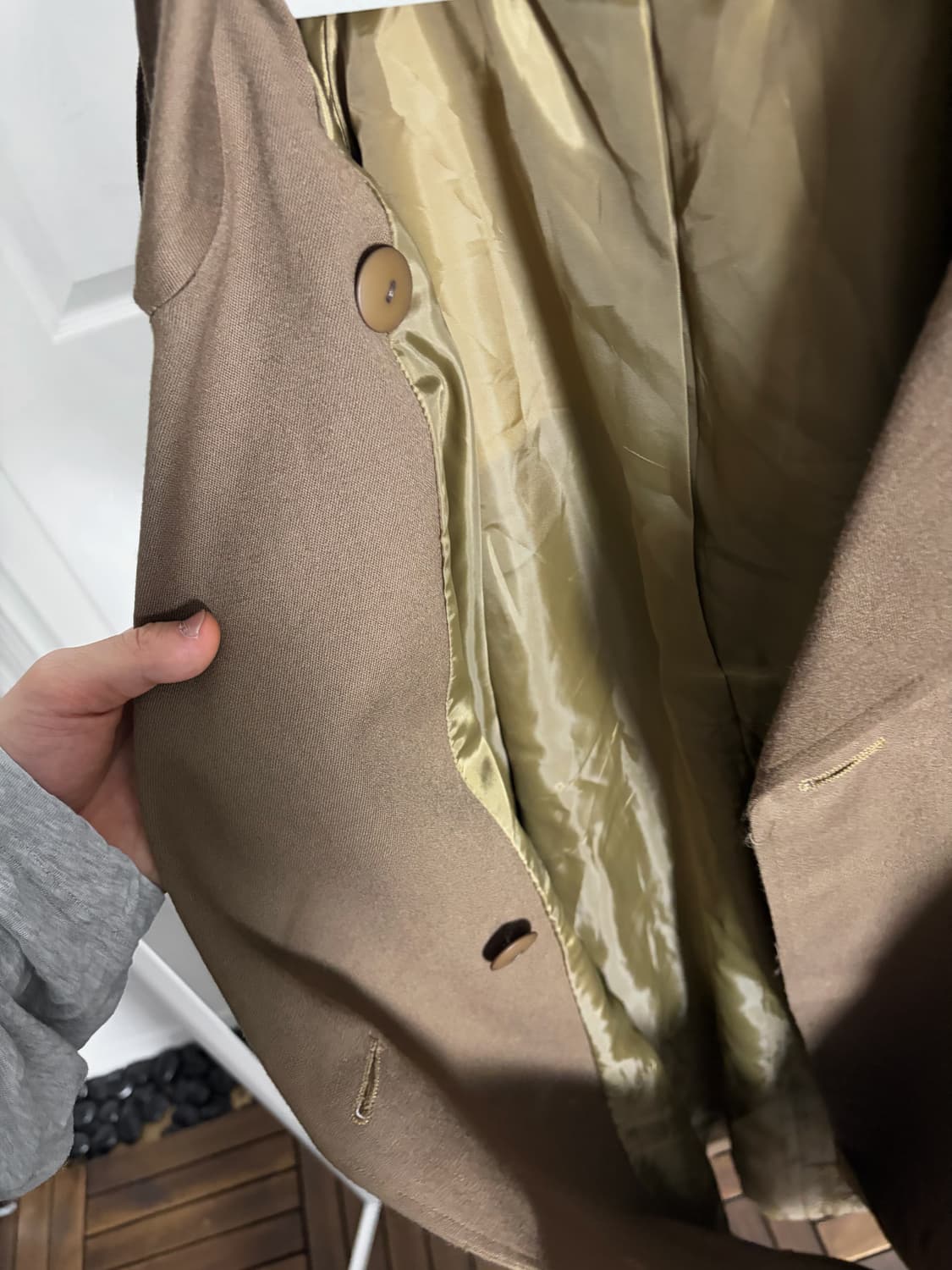 Mel Rabio 트렌치코트 울 95% 상품이미지9