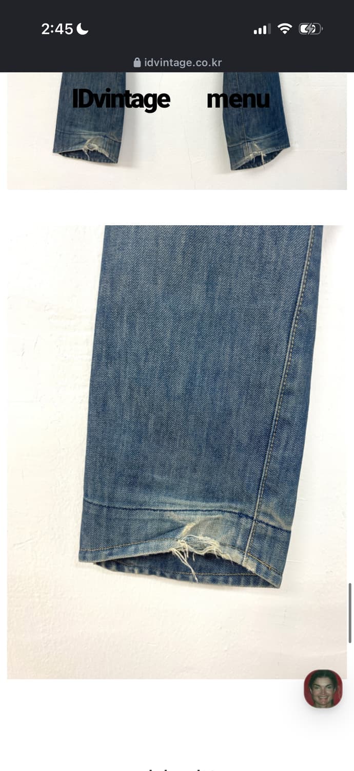 Levi's Engineered Workwear Denim Pants 상품이미지9
