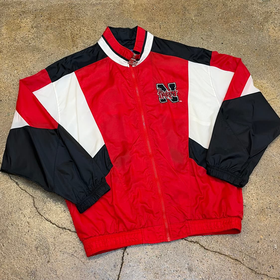 90s 미국 빈티지 스타터 네브래스카 콘허스커스 바람막이 상품이미지2