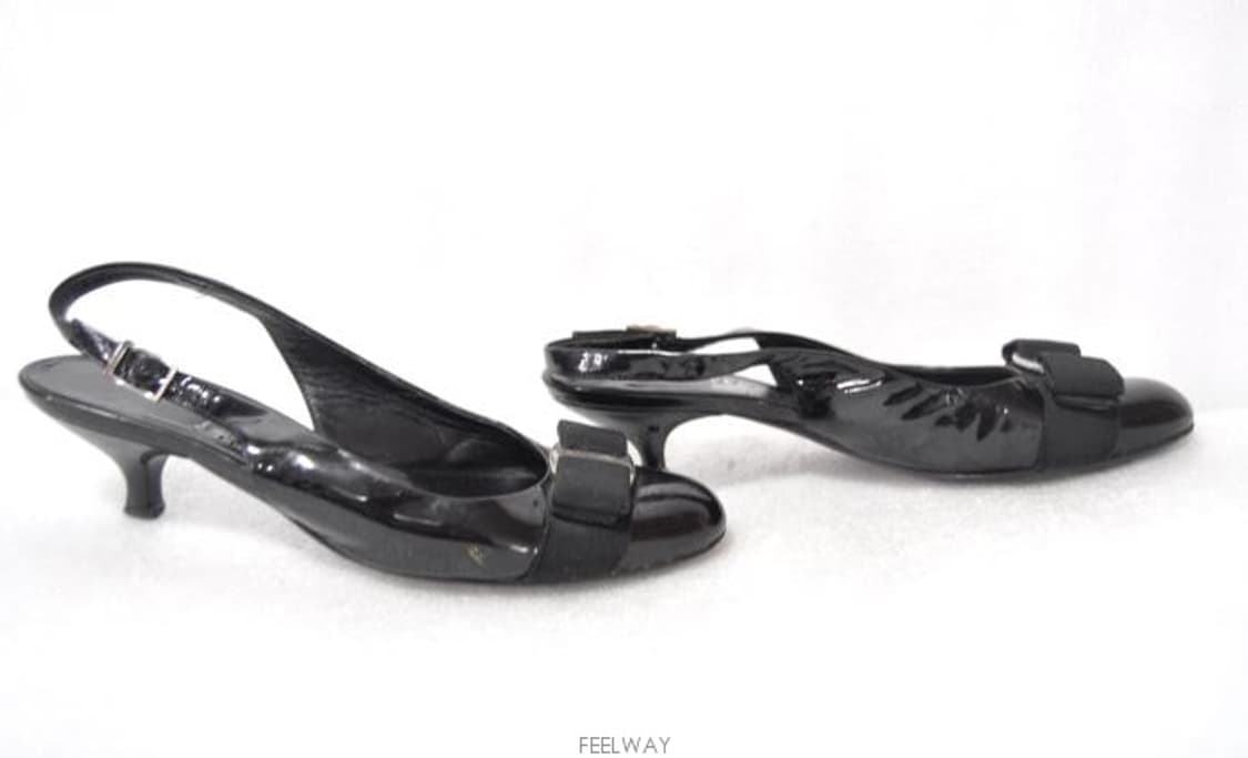 페레가모/여성페이던트에날멜스트랩샌들(사이즈225)정품 상품이미지3