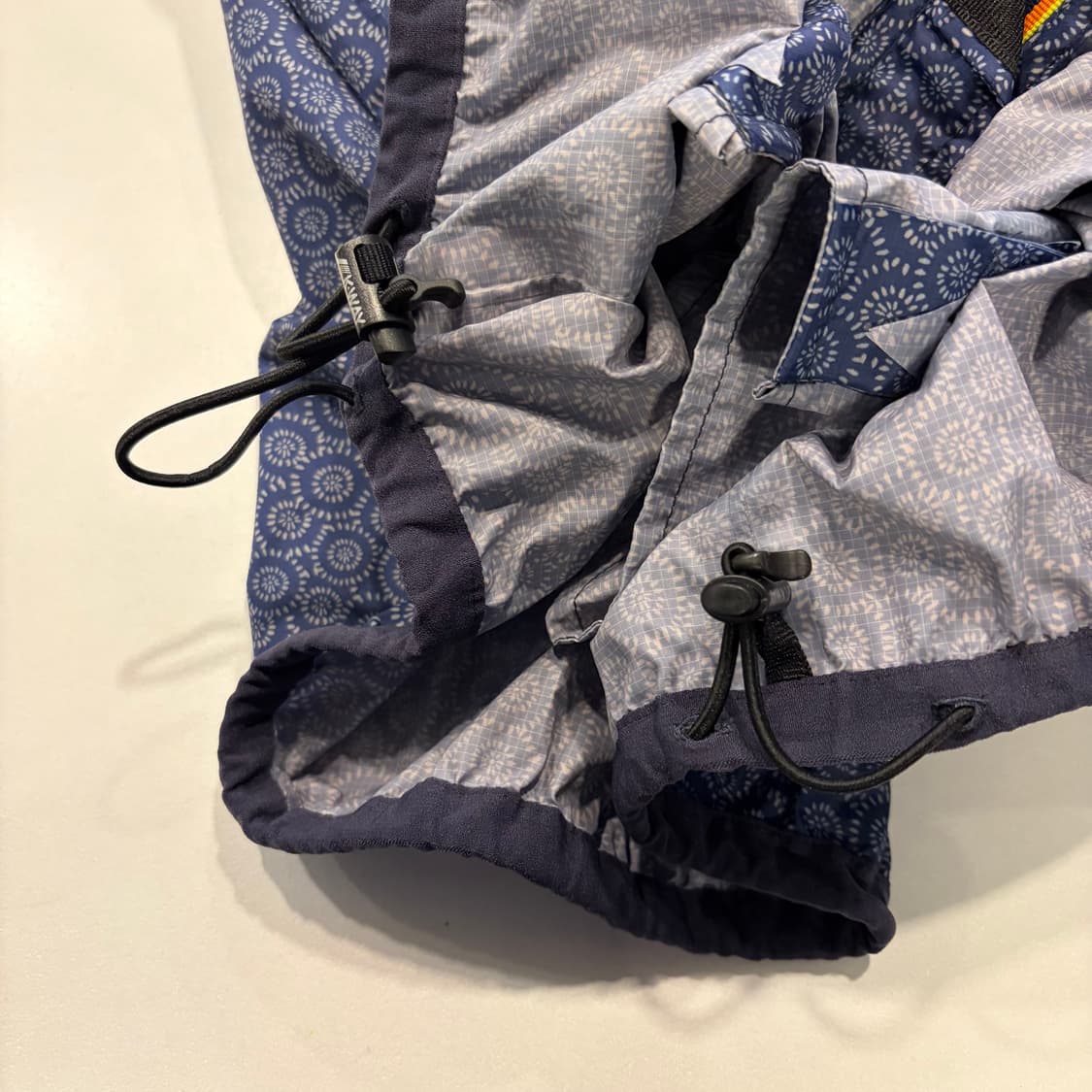 [L] KWAY 까웨 케이웨이 패턴 네이비 바람막이 후드 D505 상품이미지7