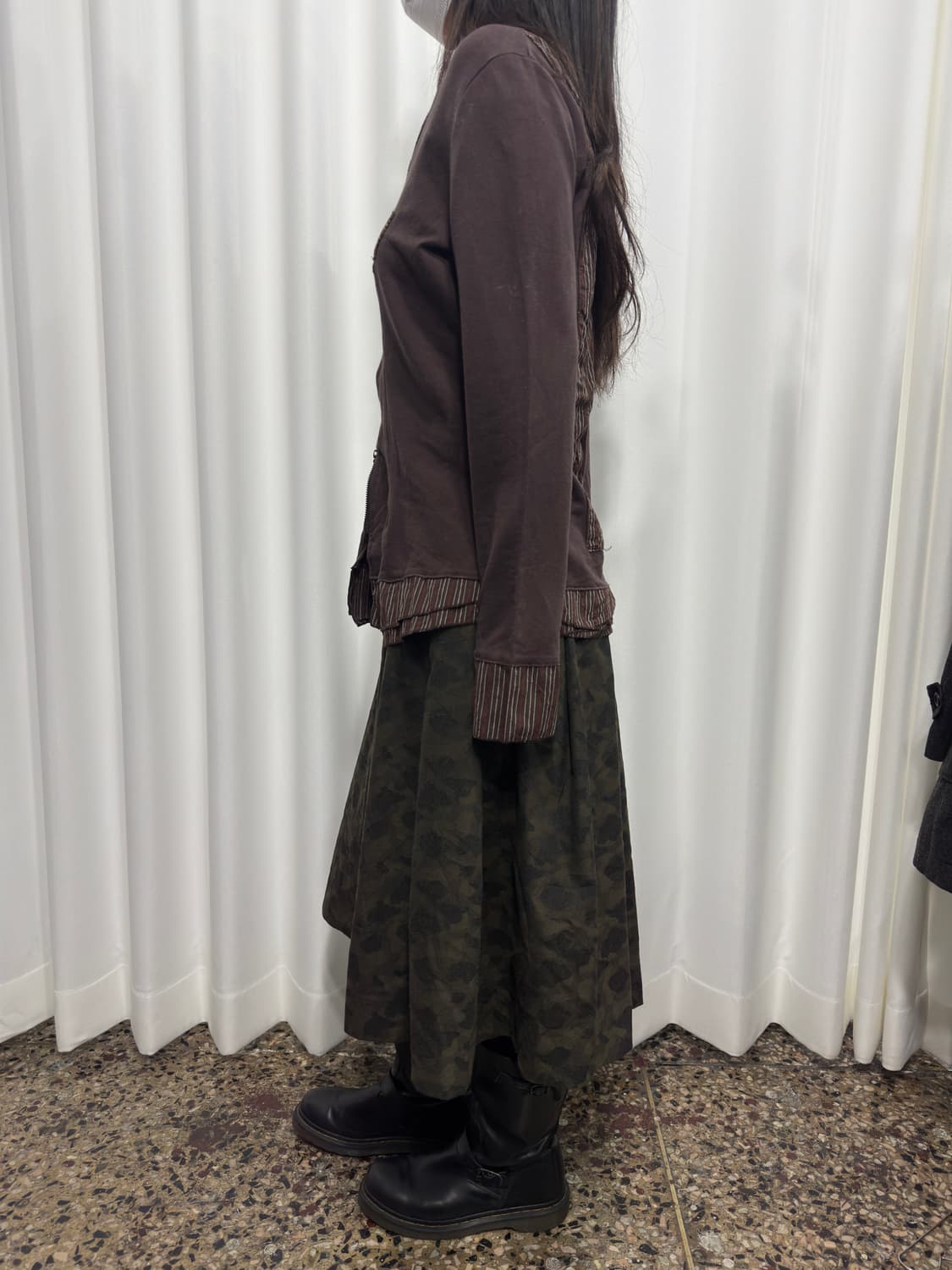 uniqlo camo midi skirt 상품이미지5