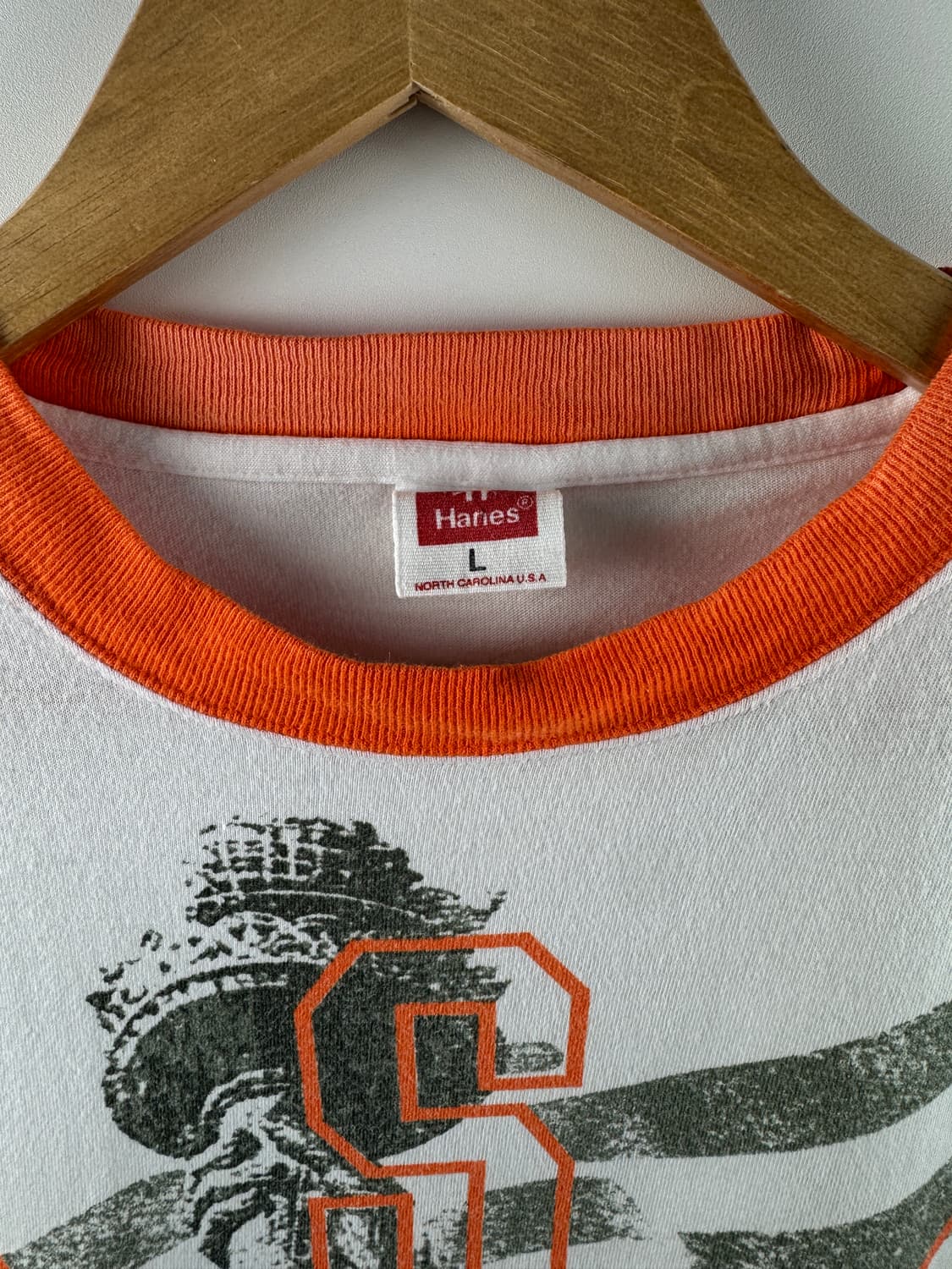 HANES 성조기 링거티셔츠2126 상품이미지4