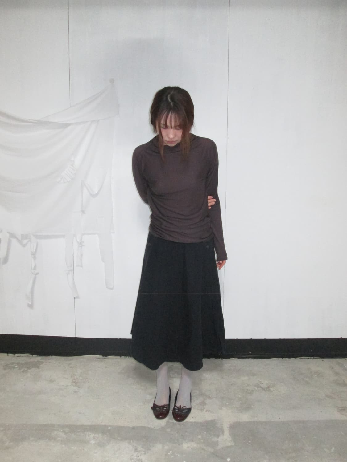 Max&Co Soft Layer Brown Top 상품이미지5