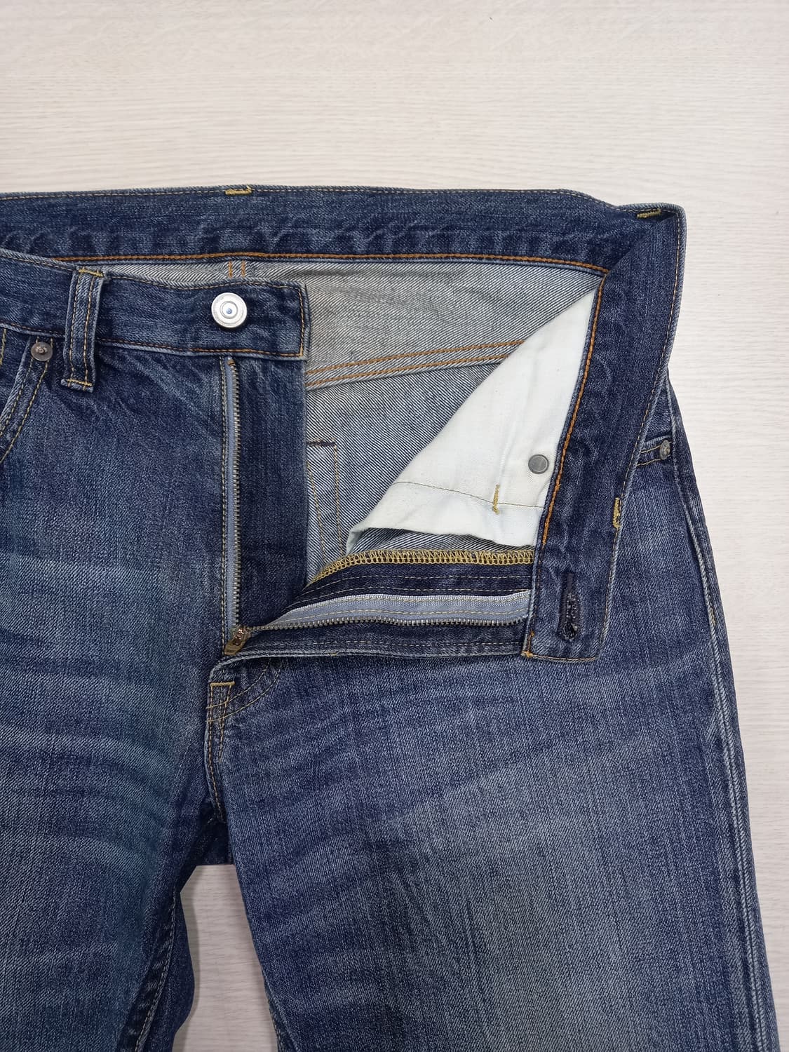 31 무인양품 워싱  일자진 31-464 상품이미지6