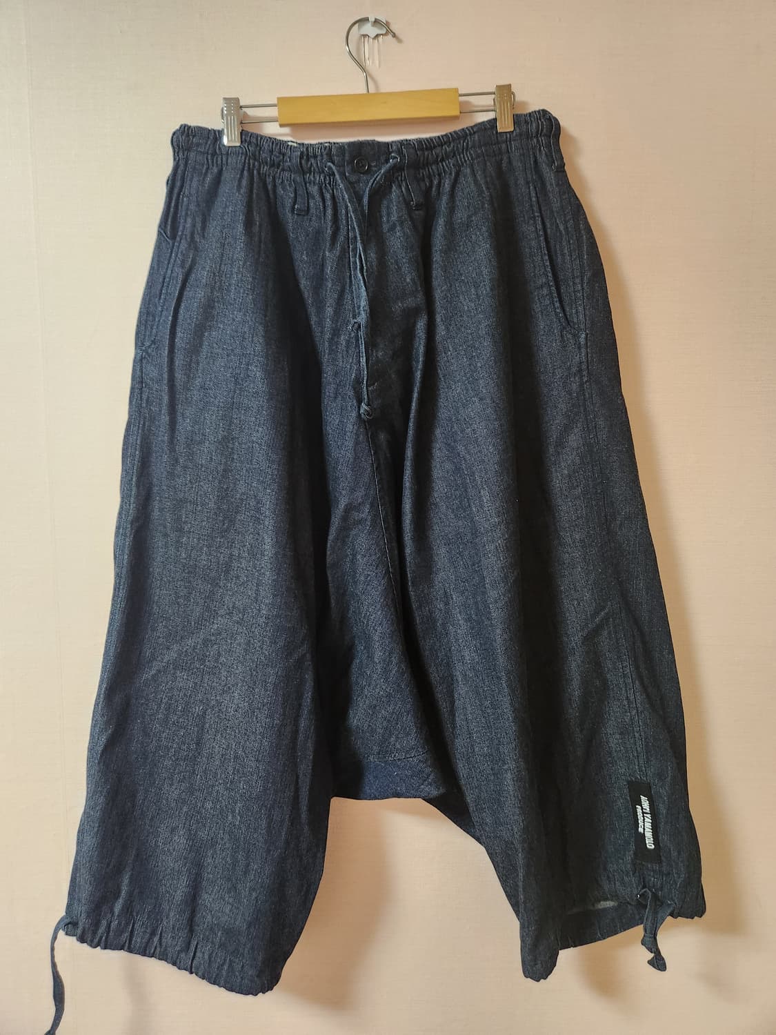 요지야마모토 데님 사루엘 팬츠 상품이미지1