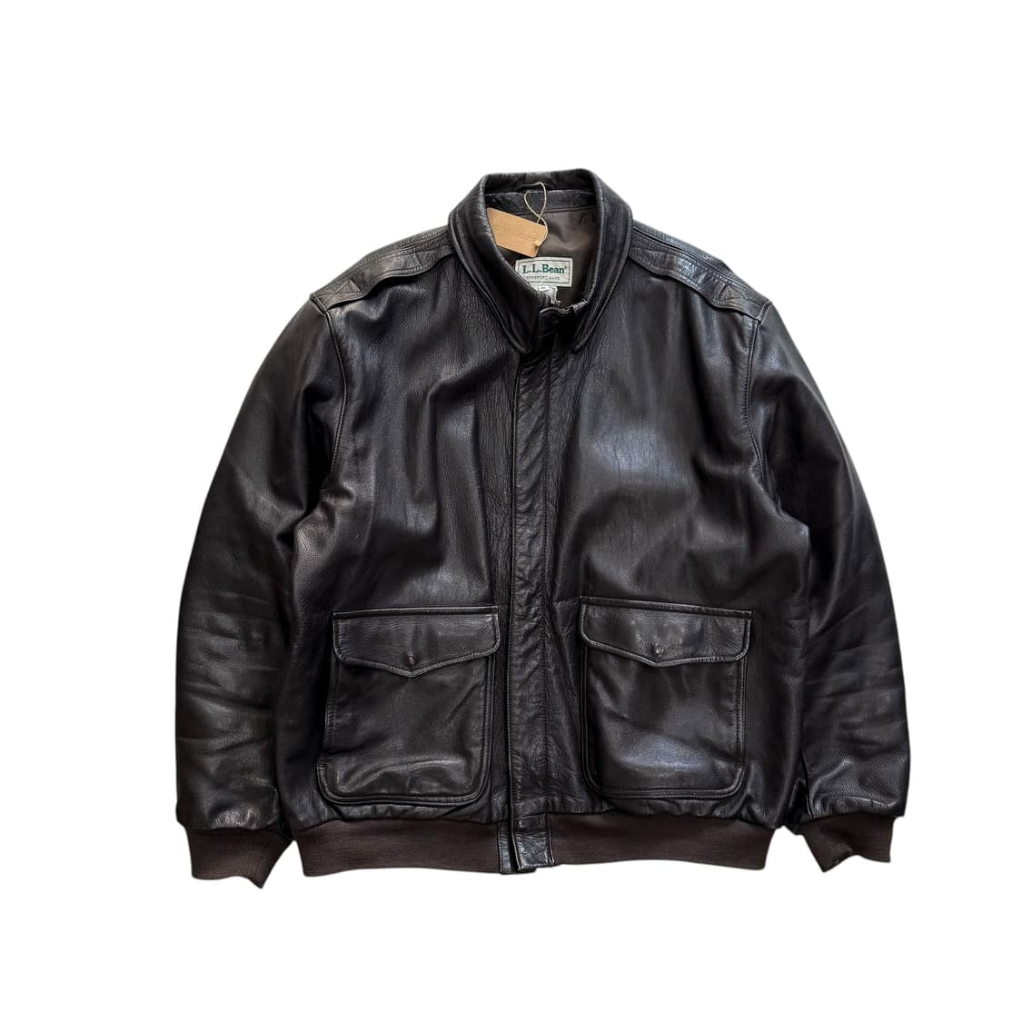 [110] 90's LL Bean A2 봄버 레더 자켓 상품이미지1